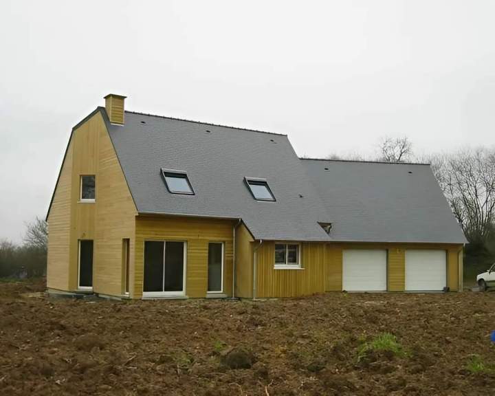 Réalisation Maisons bois à armature Manche