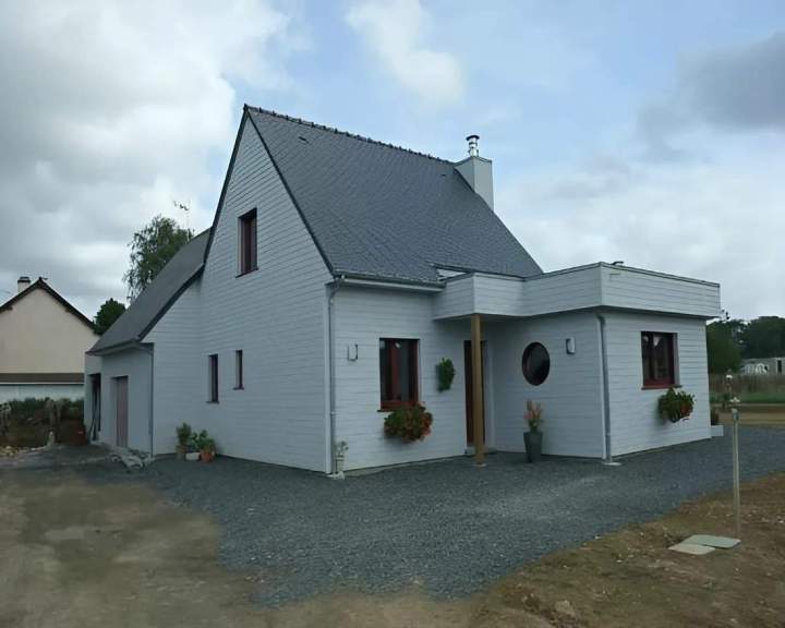 Maison à charpente bois