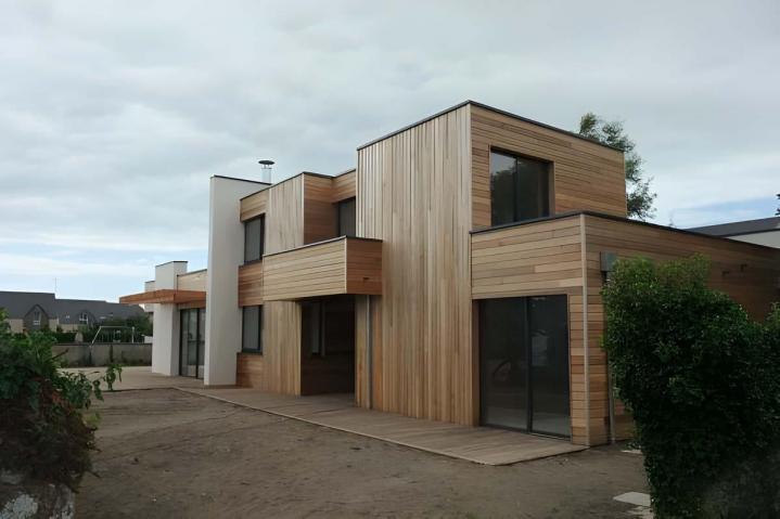 Réalisation Maisons bois à armature Manche