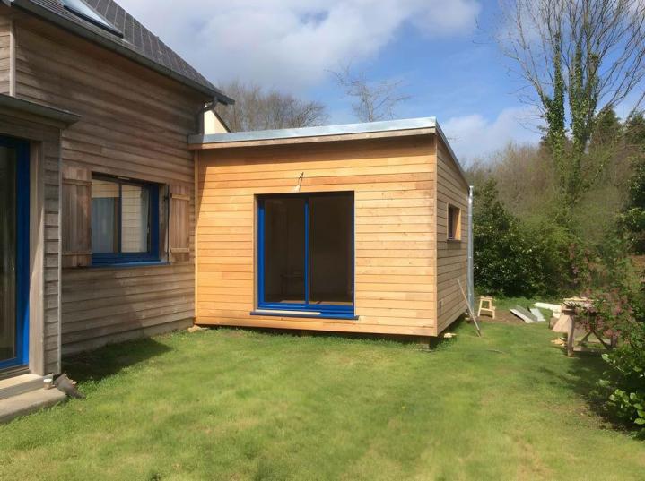 Extension à ossature bois Manche