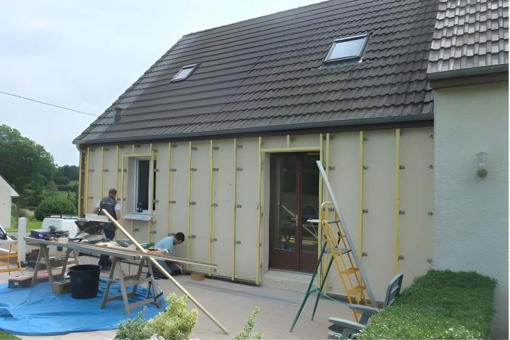 Isolation murale externe Manche