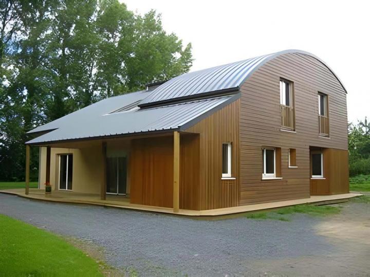 Agrandissement en bois Manche